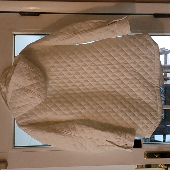 Lucky Brand NWT white quilted coat Medium - Picture 3 of 5